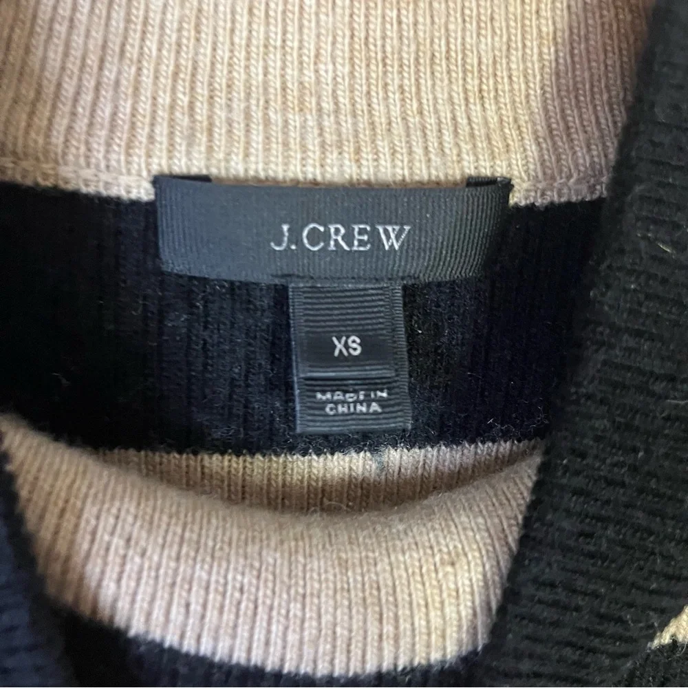 J.Crew‎ Striped Ribbed Sweater Dress Size XS